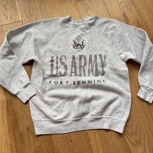 Vintage 80’s Army Fort Benning crew neck
